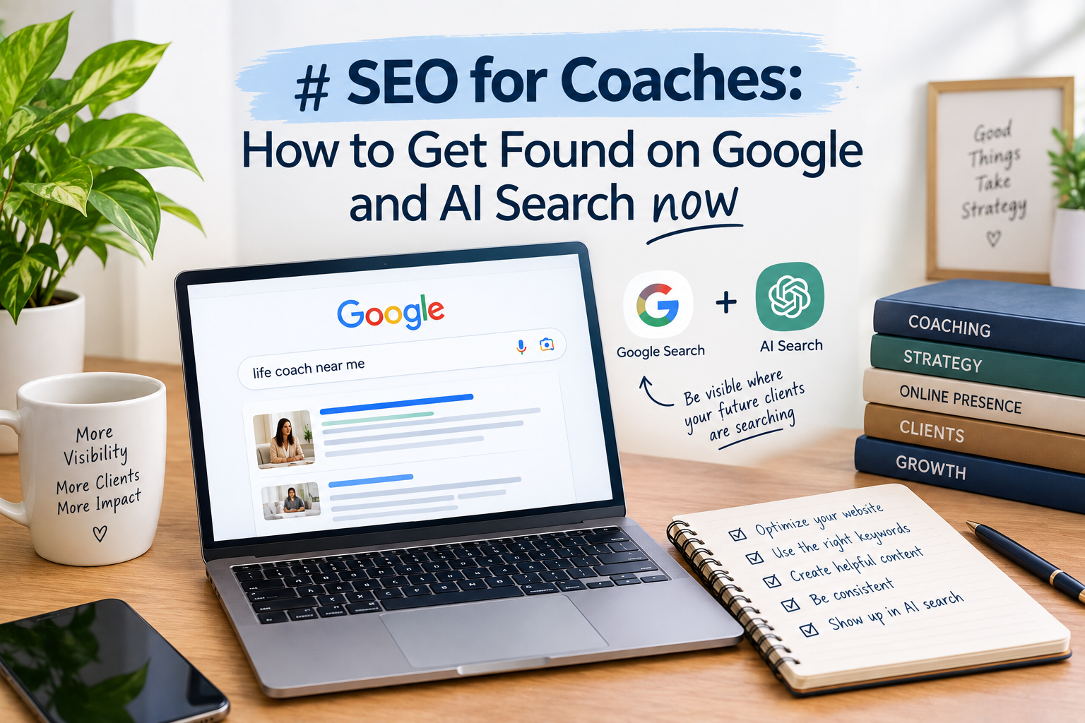 SEO for Coaches: How to Get Found on Google and AI Search