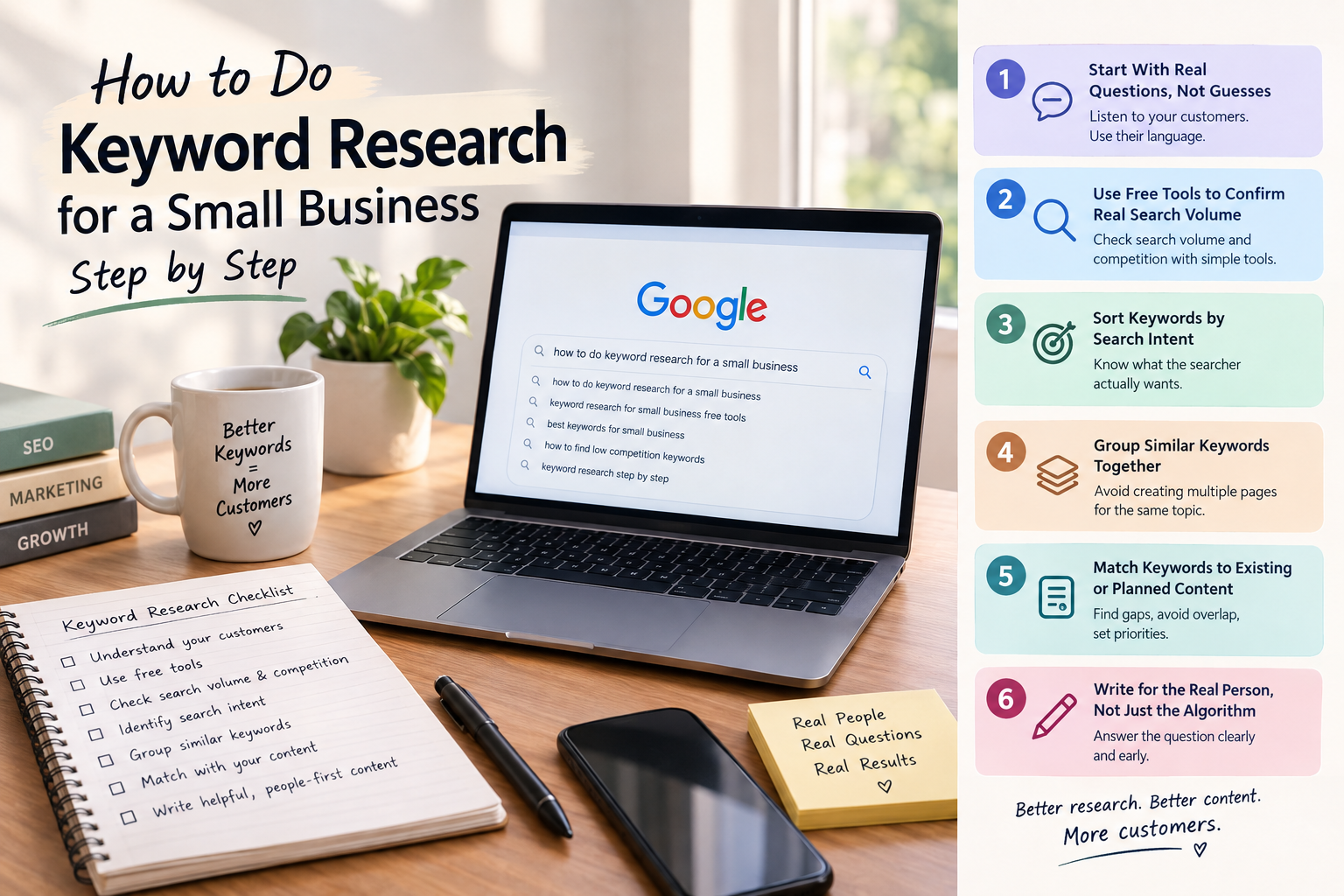 How to Do Keyword Research for a Small Business, Step by Step